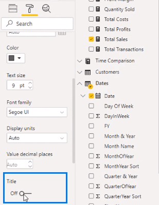 Visualization Options in Power BI