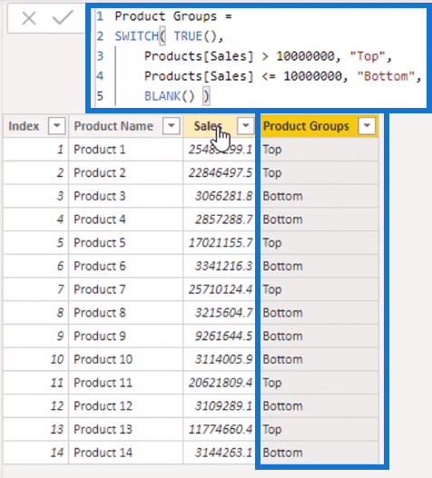 calculated columns power bi