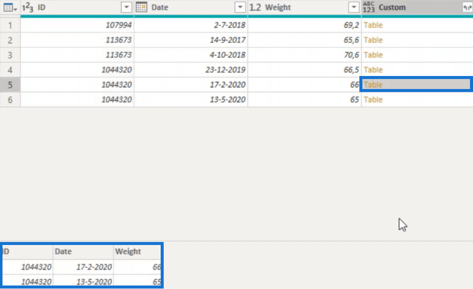 power query formula