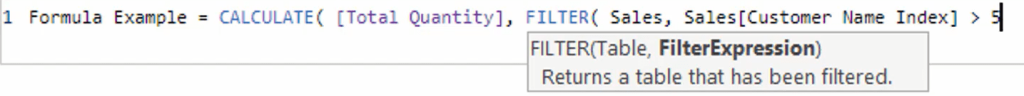 DAX formula Power BI