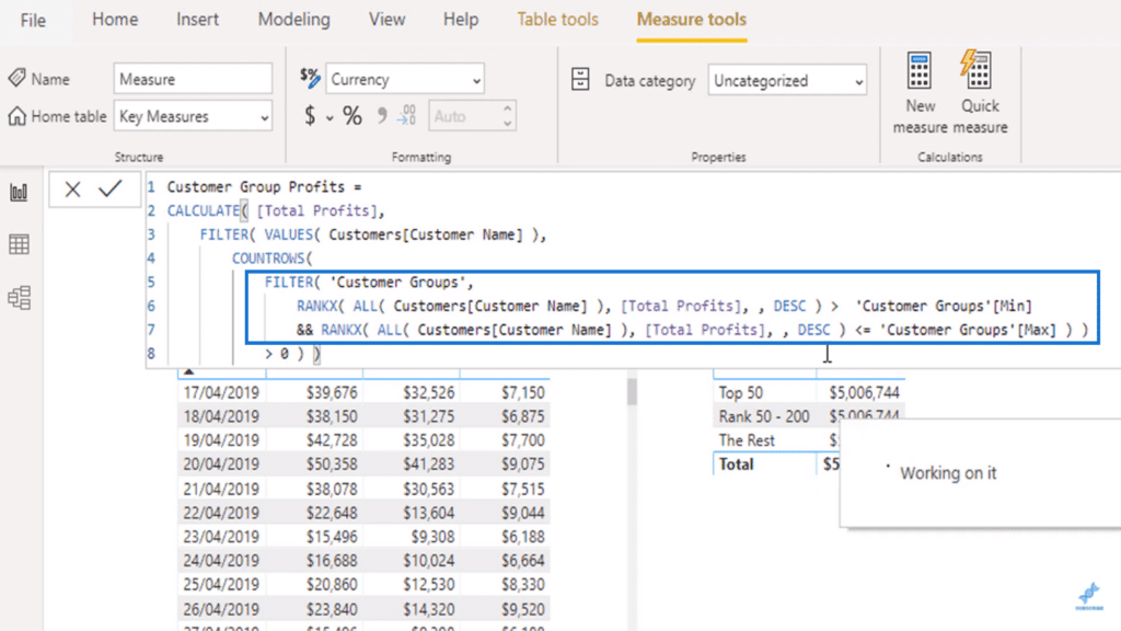 The FILTER function sorts 