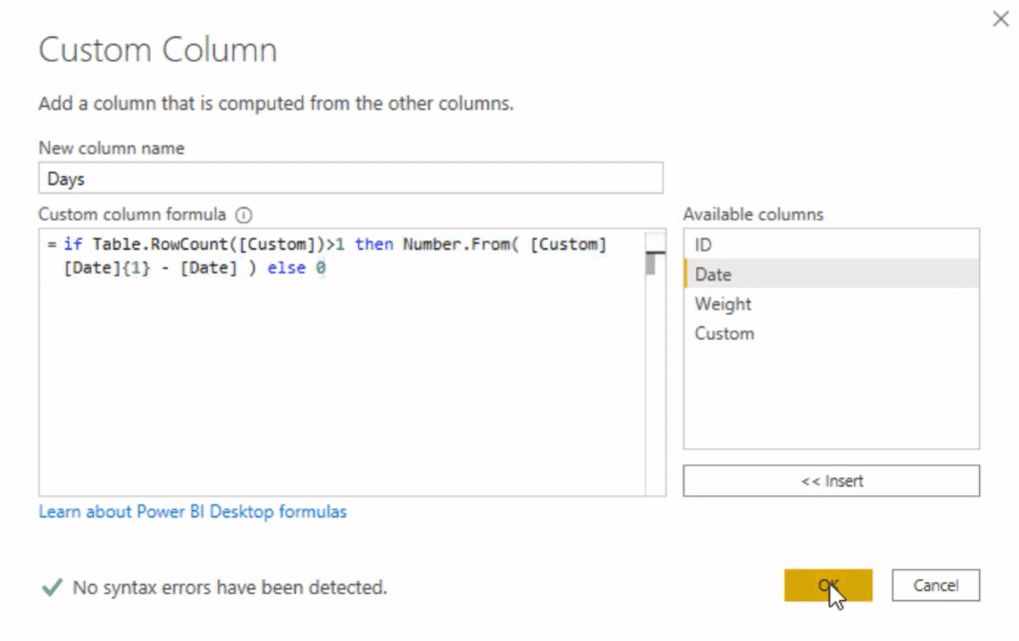 Creating Values For Each Date Using Power BI Query Formula | Enterprise DNA