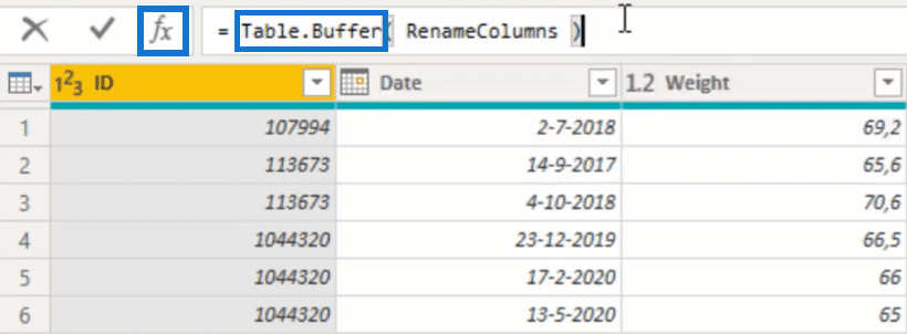 power query formula