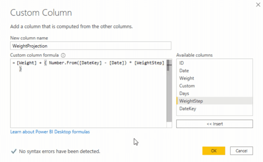 power query formula