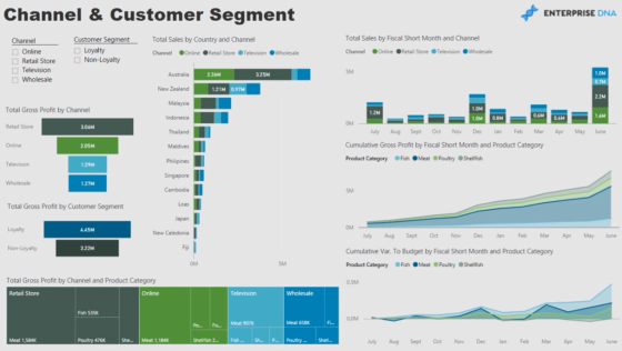 Financial Information Management Reports In Power BI | Master Data ...