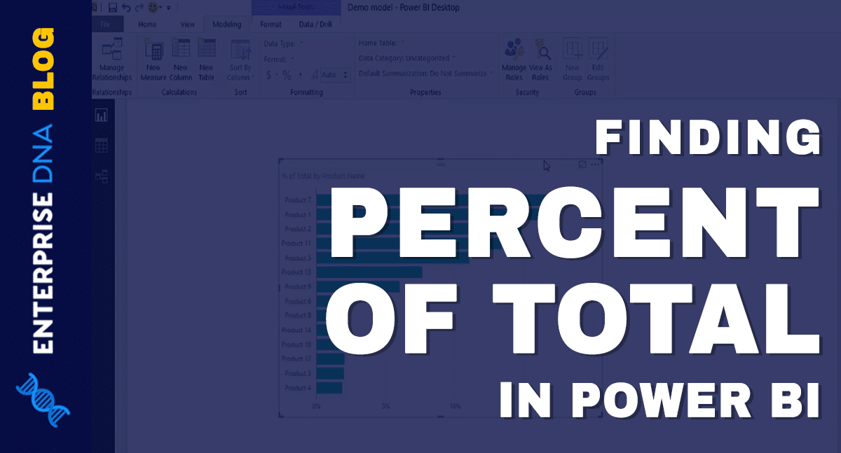 Finding The Percent Of Total In Power BI