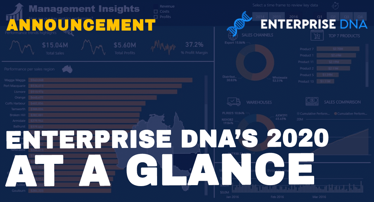 Enterprise DNA’s 2020 At A Glance