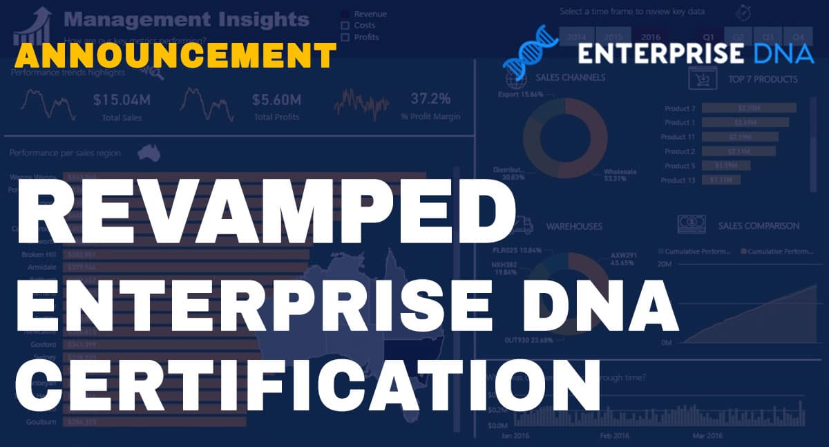 Prove Your Power BI Skills Through The Enterprise DNA Certification