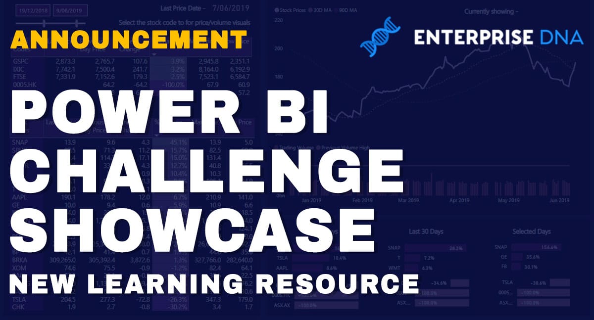 Power BI Challenge Showcase New Learning Resource