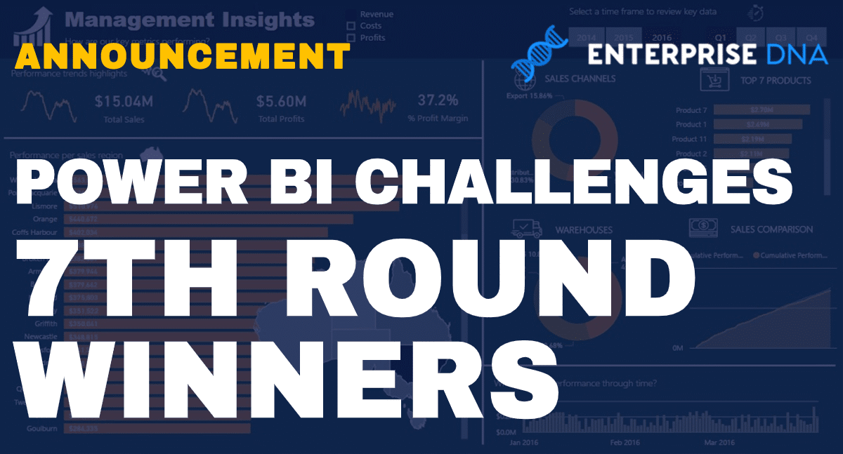 Power BI Challenges – 7th Round Winners