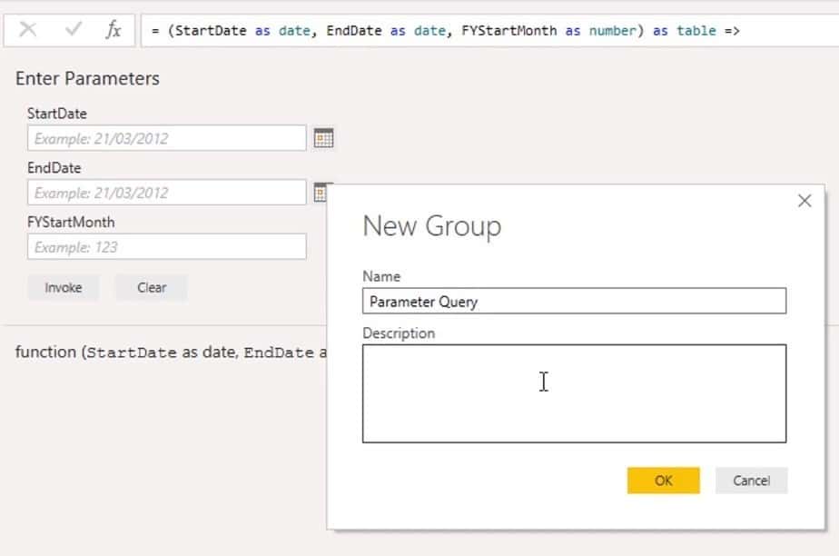 power bi date tables