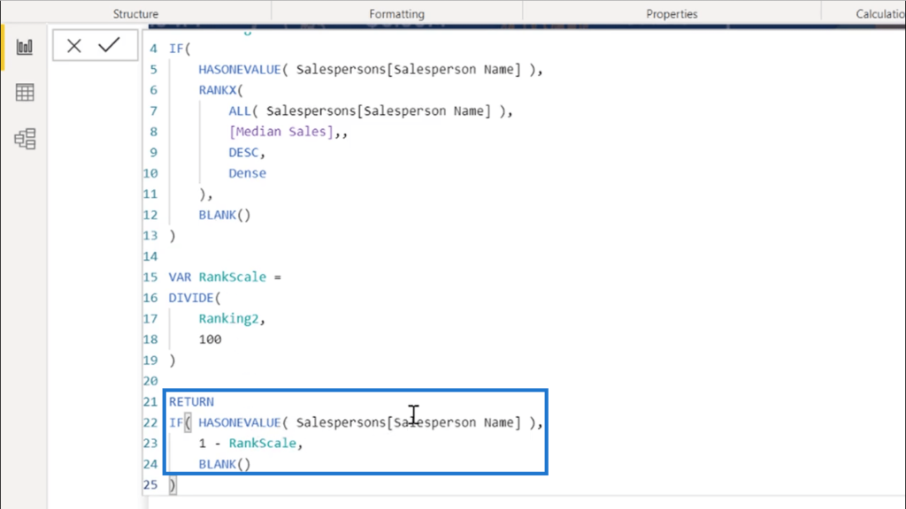 RANKX DAX Function in Power BI to Develop Custom Tiebreakers