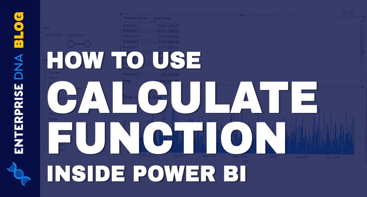 Using Calculate Function Inside Power BI