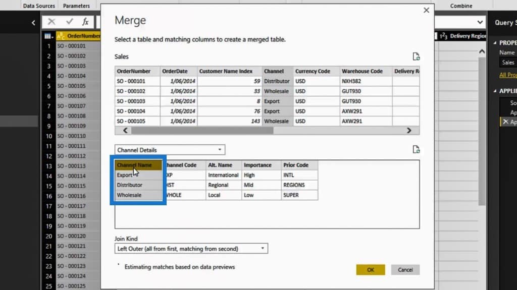 merge queries in power bi, how to merge queries in power bi screenshot