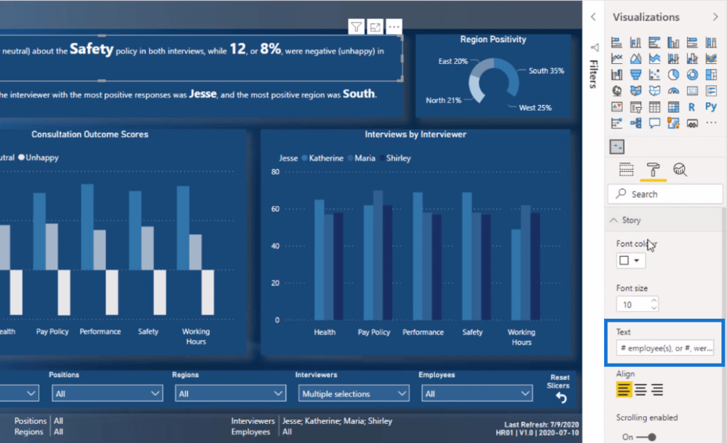 power bi custom visual