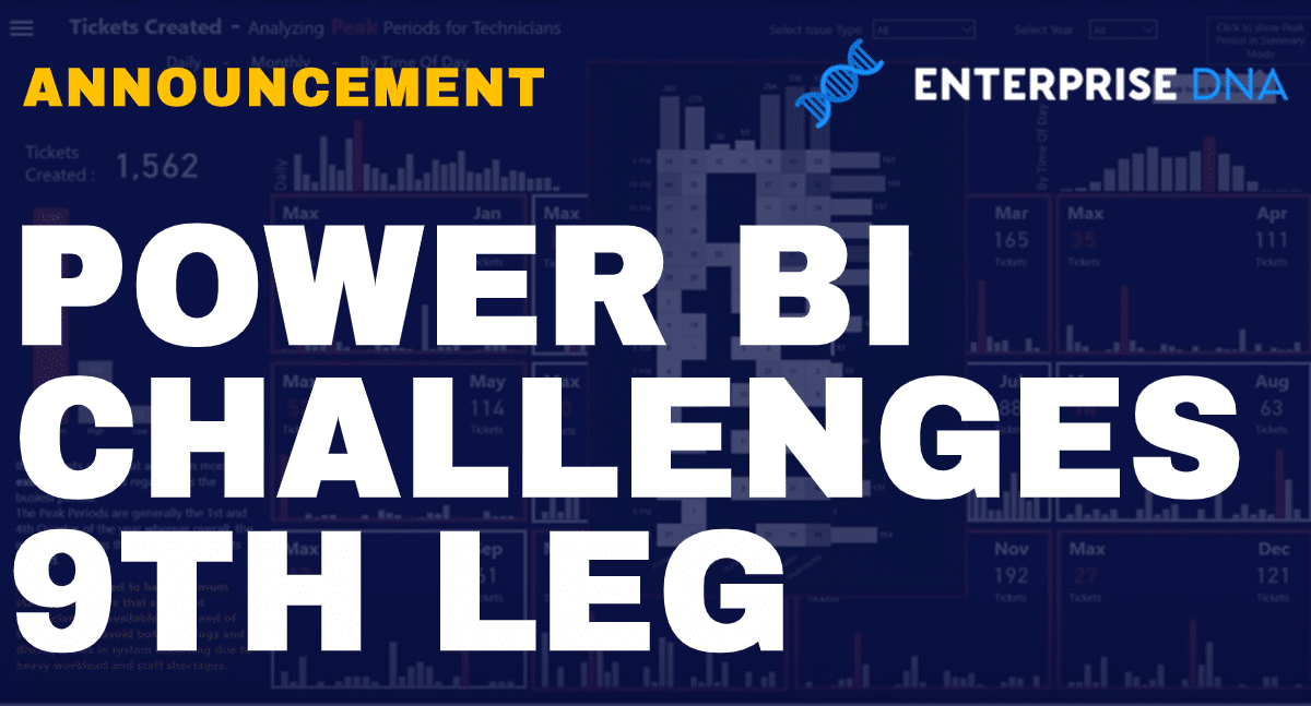Power BI Challenges Now On Its 9th Leg
