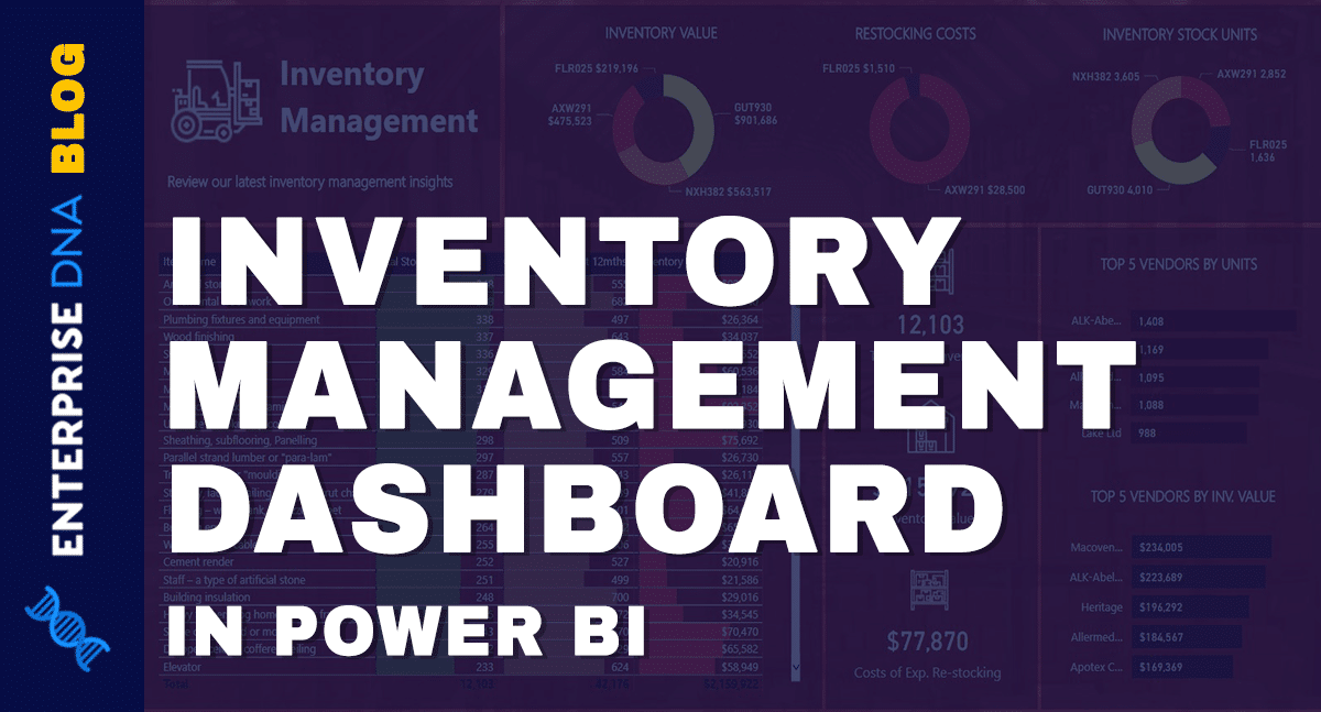 Inventory Management Dashboard In Power BI
