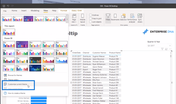 Color Theme In Power BI Reports – Tips and Techniques – Master Data ...