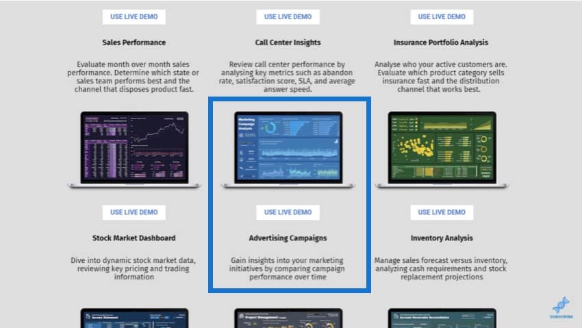 marketing dashboard