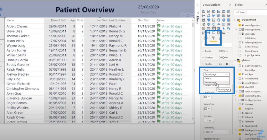 tooltip in Power BI