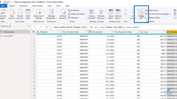 power bi power query