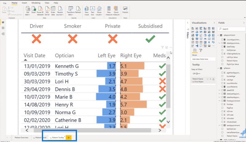 tooltip in Power BI