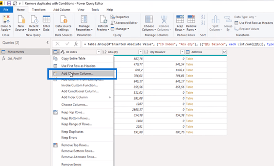 power bi power query