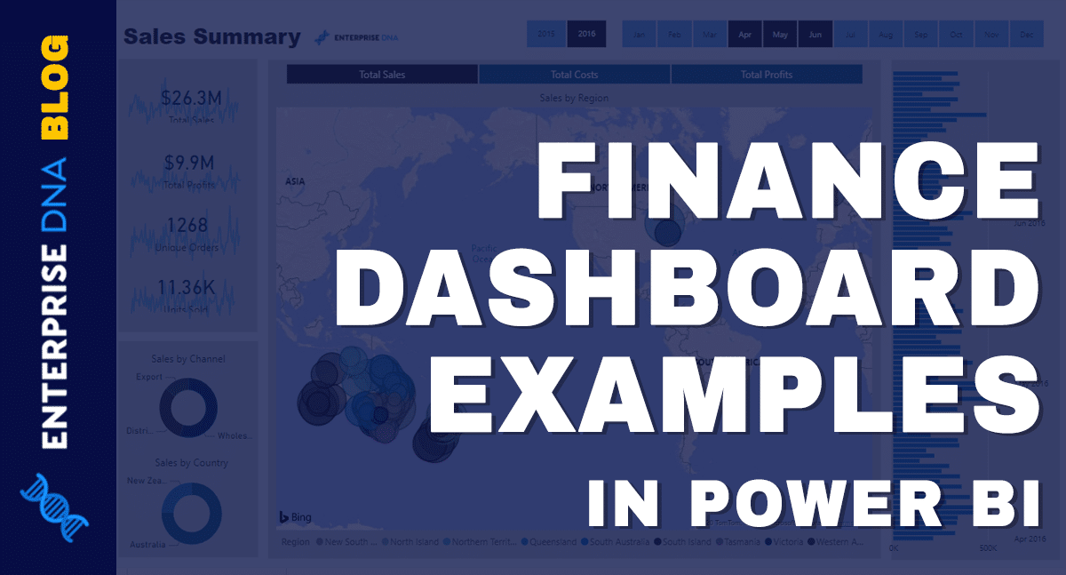 Power BI Finance Dashboard Examples
