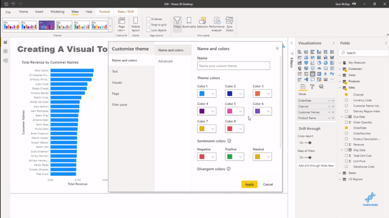 Color Theme In Power BI Reports – Tips and Techniques – Master Data ...