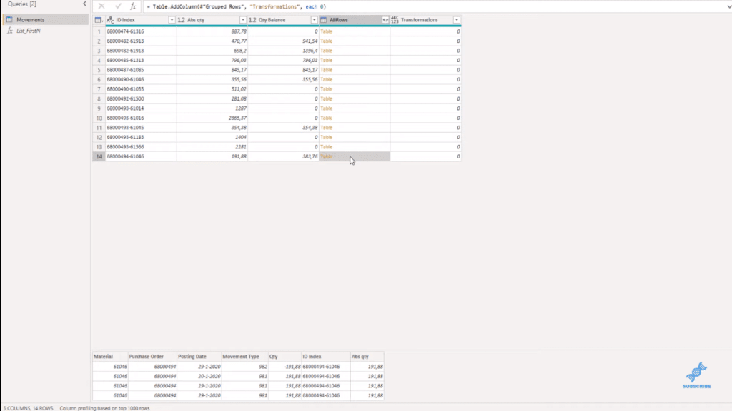 power bi power query