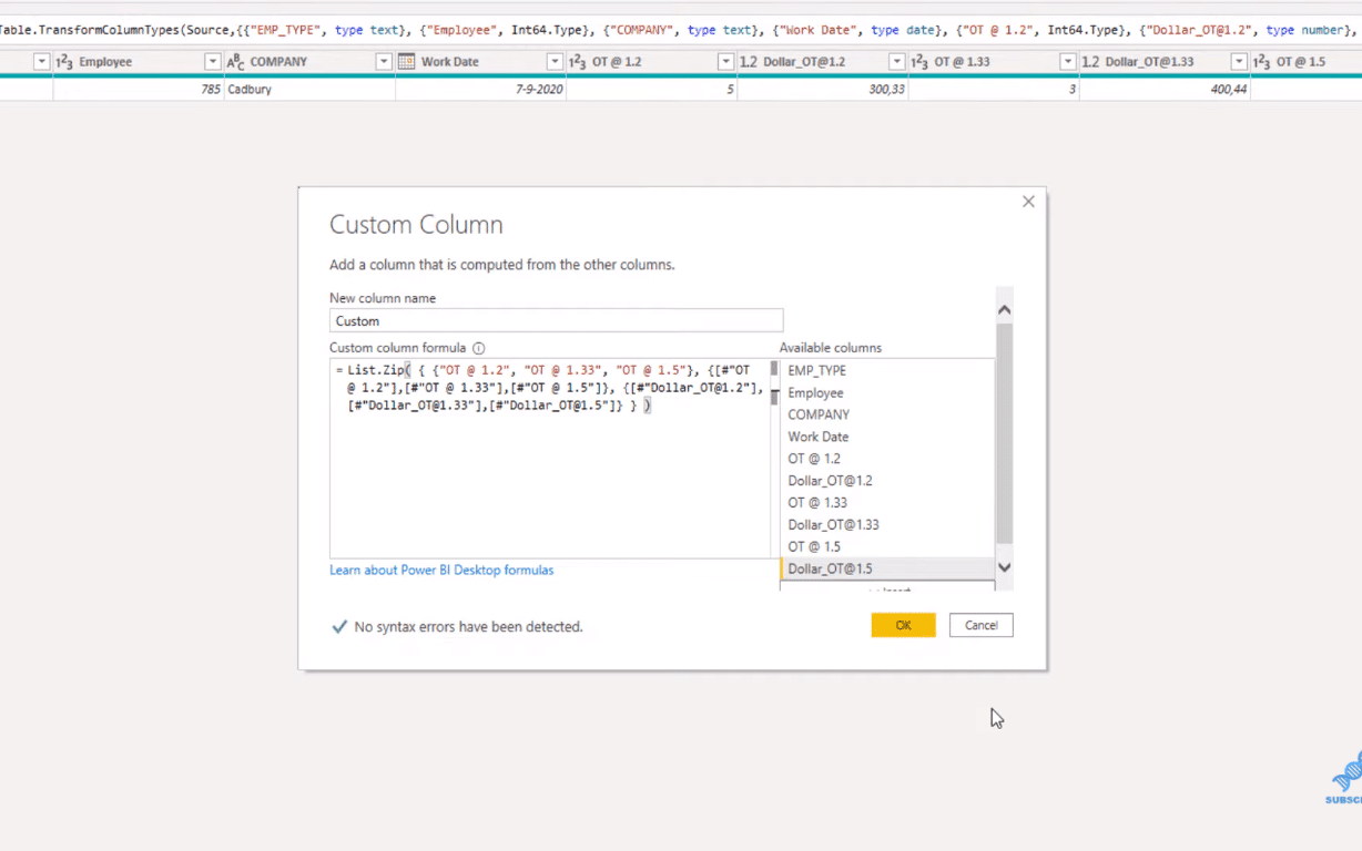 power bi unpivot columns