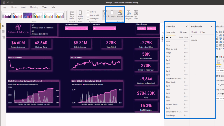 bookmarks in power bi