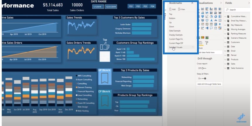 bookmark in Power BI