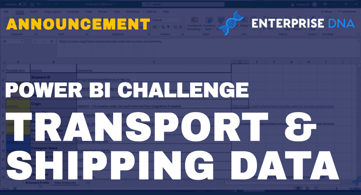 Power BI Challenge 12 – Transport & Shipping Data