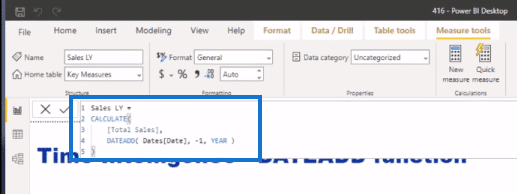 Power BI DATEADD