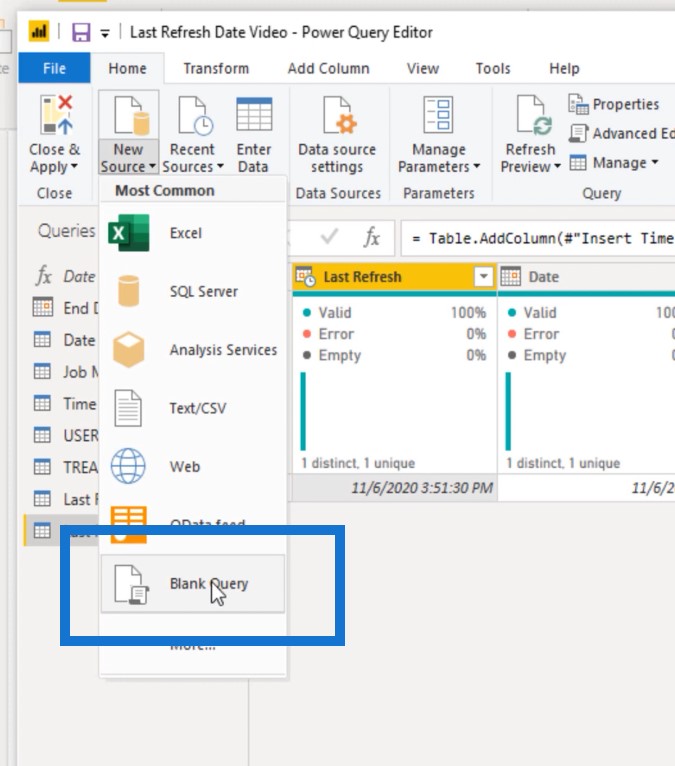 Power BI reports