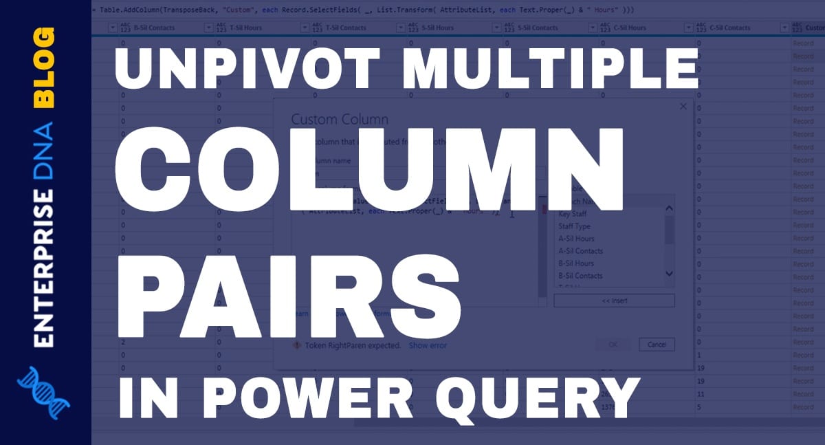 Unpivot Multiple Columns Dynamically In Power Bi Master Data Skills Ai 3089