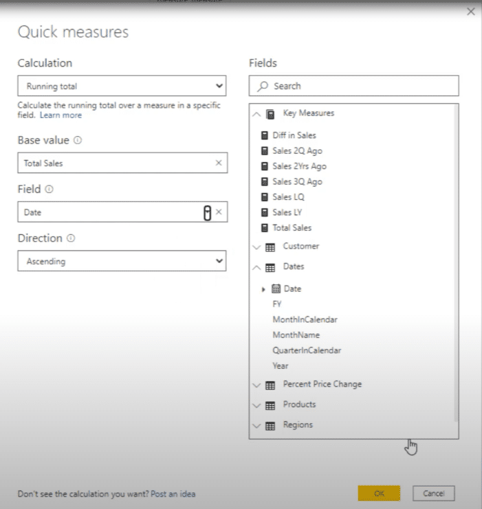 quick measures