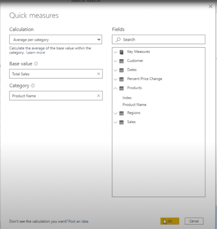 quick measures