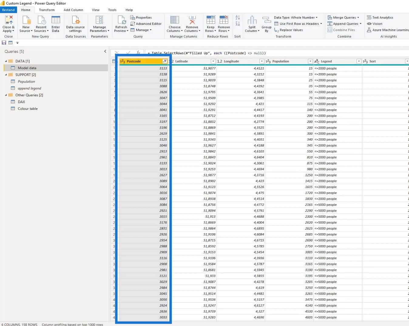 Power BI Map Visual: How To Create & Add A Custom Legend In Power B