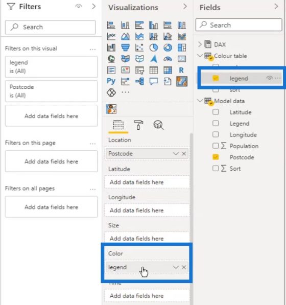 Power BI Map Visual: How To Create & Add A Custom Legend In Power BI ...