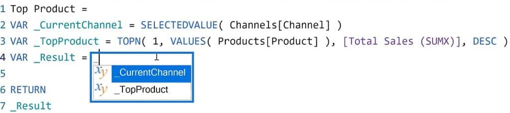 DAX calculations in Power BI