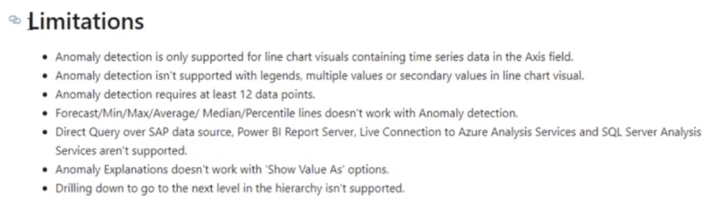 power bi anomaly detection