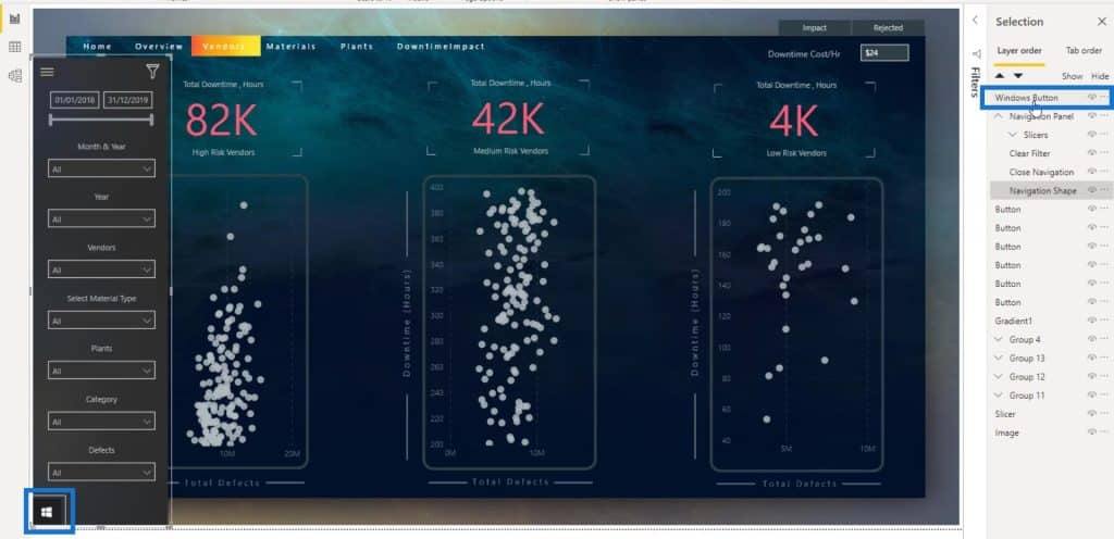 Power BI Interactive Reports