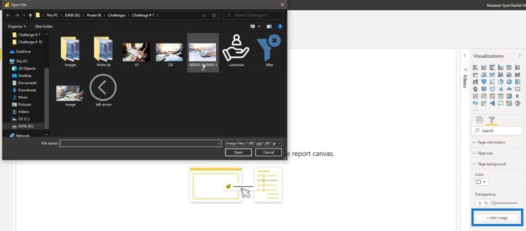 report layouts in Power BI