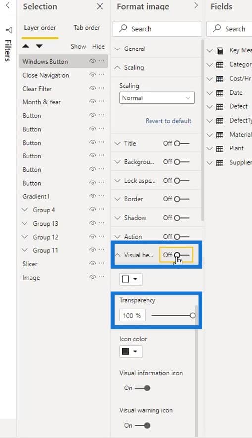 Power BI Interactive Reports