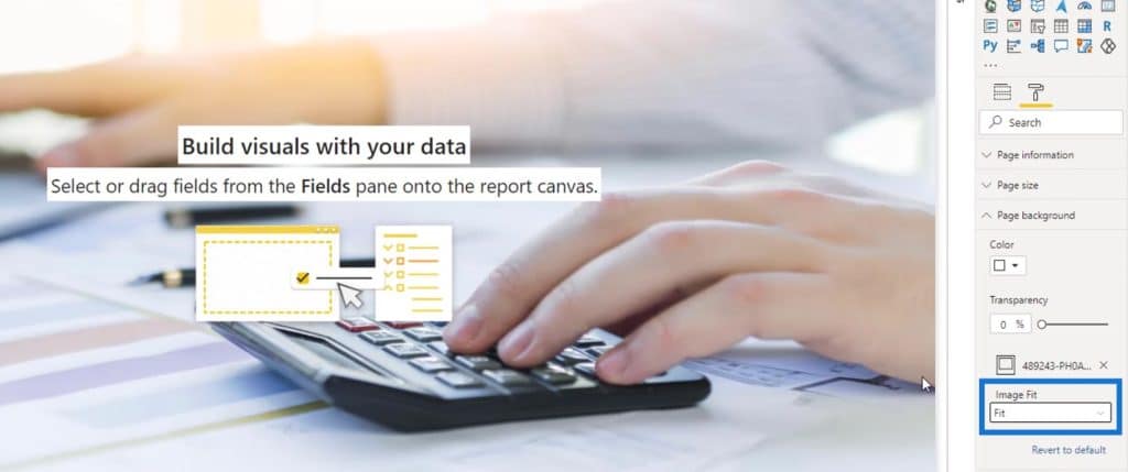 report layouts in Power BI