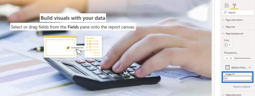 report layouts in Power BI