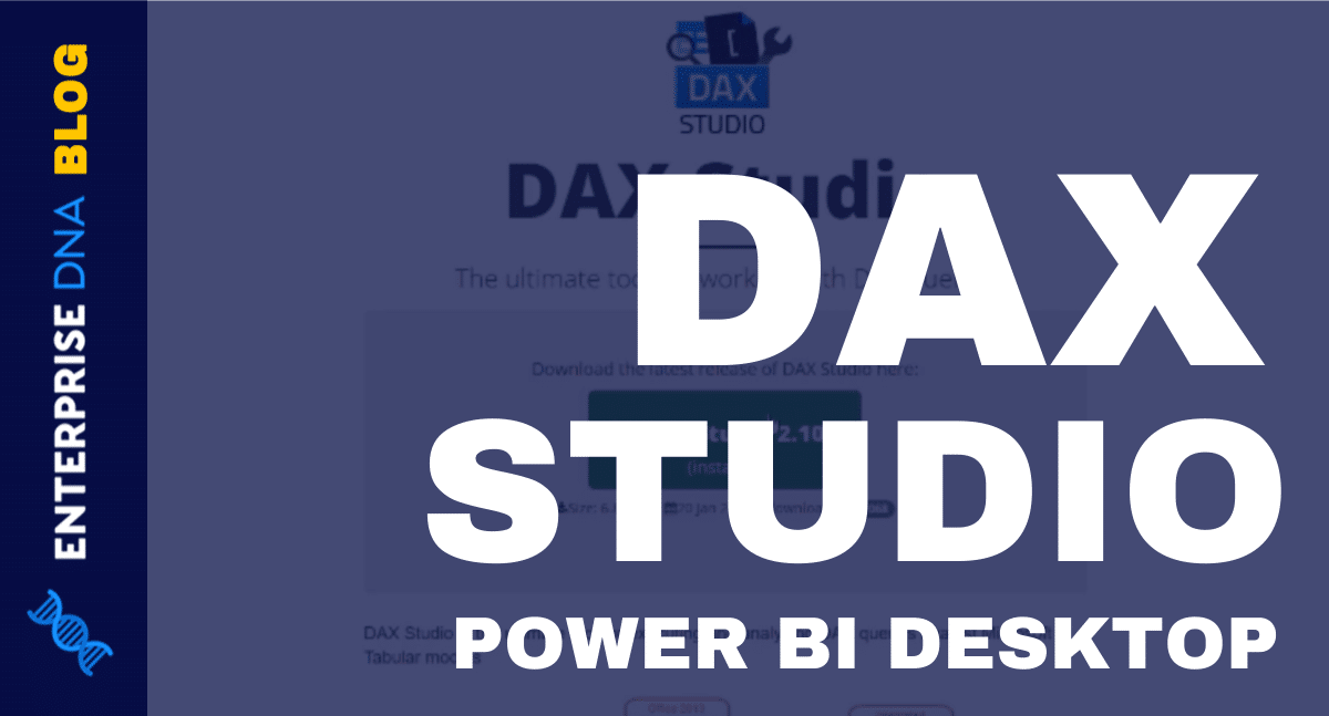 What Is DAX Studio In Power BI Desktop