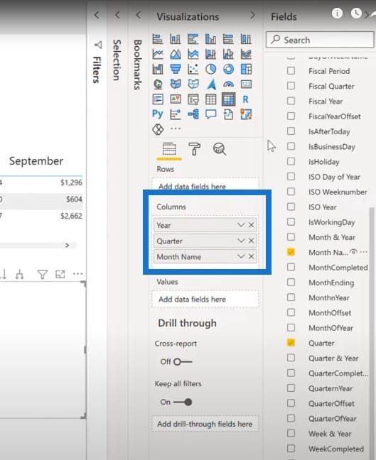 Power BI report examples